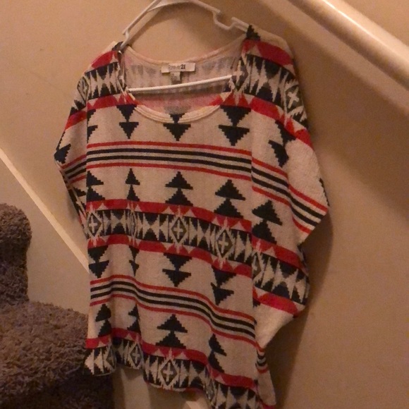Forever 21 Tops - Forever 21 aztec shirt large Yellowstone themed